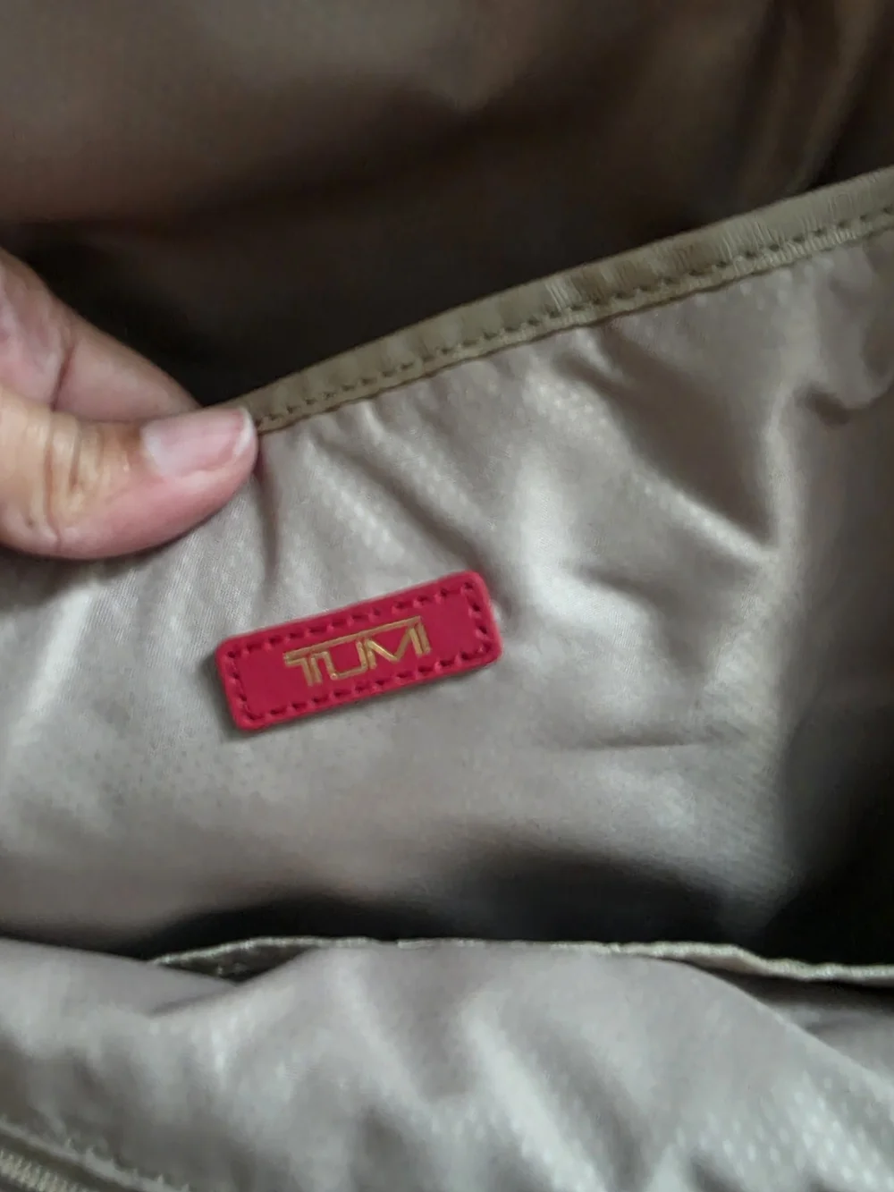 TUMI Women's Red Backpack - Stylish Everyday Carry NWT.